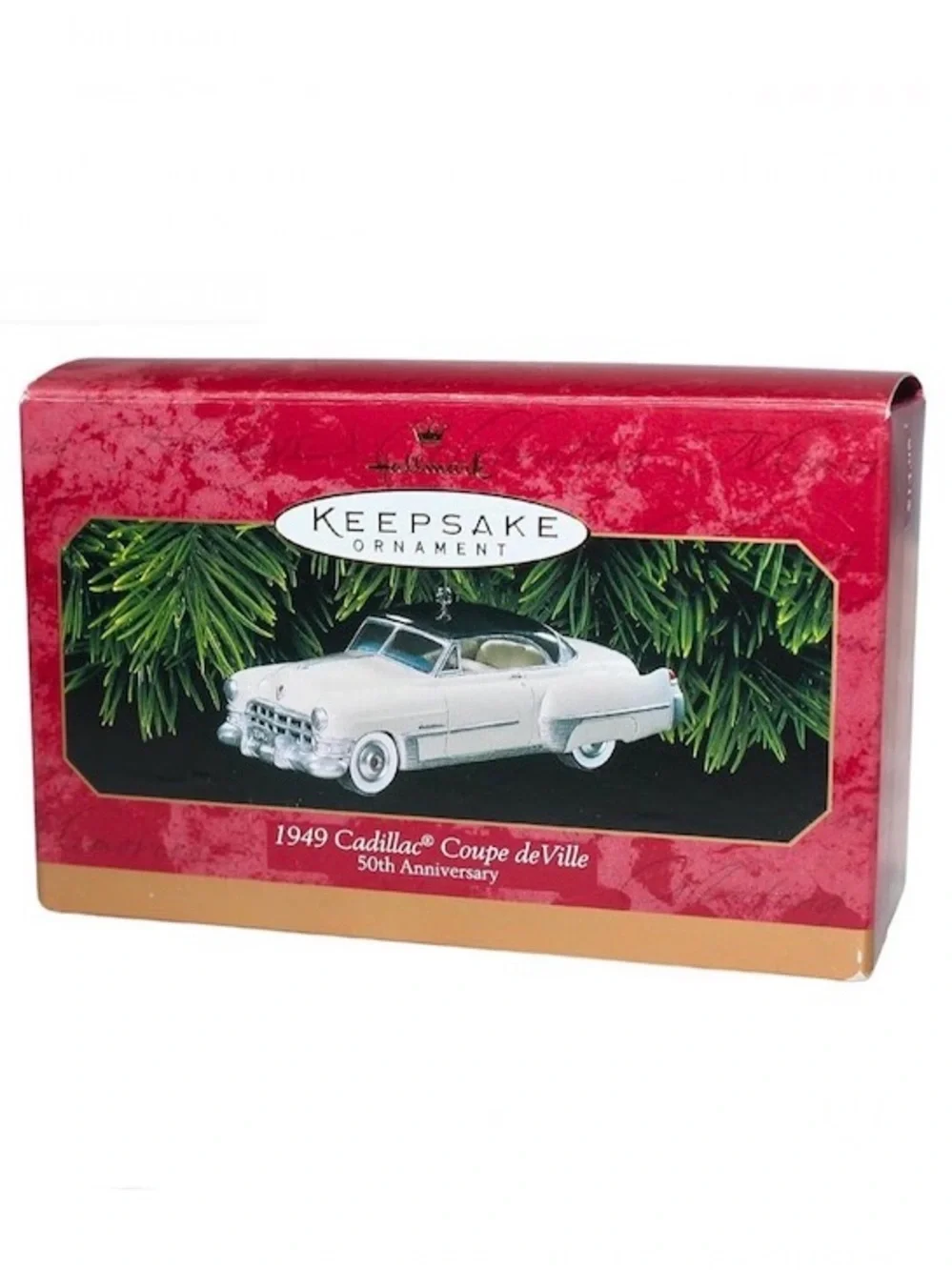 Hallmark Keepsake Ornament, 1949 Cadillac Coupe De Ville, 50th Anniversary